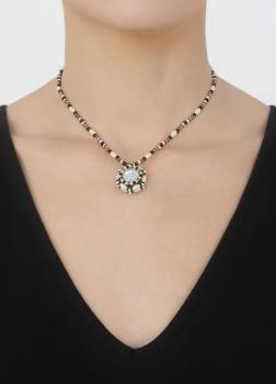 black/white - African Kiss - Konplott necklace